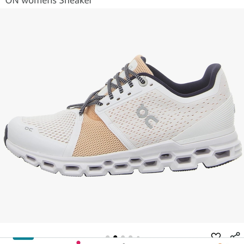 On Running White and Tan Sneakers for Everyday Comfort